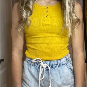 a mustard yellow bodysuit super cute for fall.